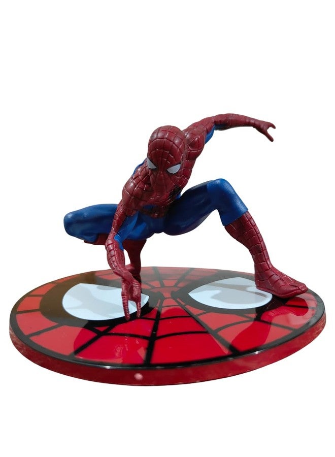 FowWelt Action Figure Miniature Toy Figure Special Edition for Car Dashboard, Decoration, Cake, Office Desk & Study Table - Spidermen - Image 1
